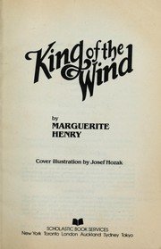 King of the Wind Book cover