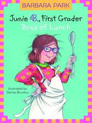 Junie B., first grader : boss of lunch Book cover